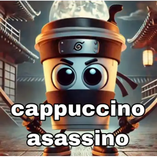 Cappuccino Asassino - A coffee-themed assassin character from Italian Brainrot Mode