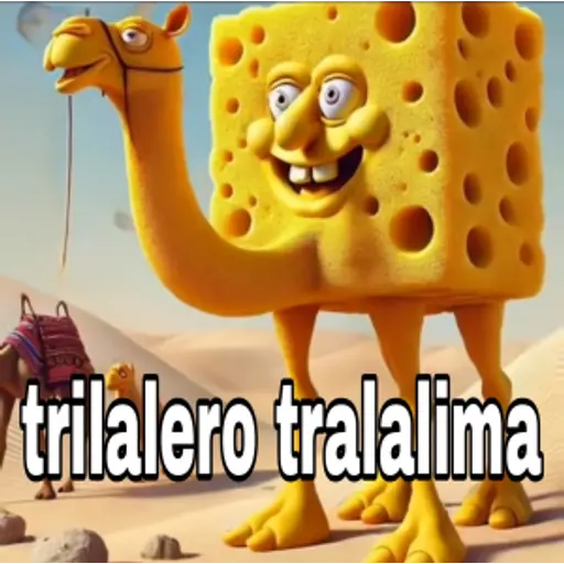Trilalero Tralalima - A flying character with a melodic name from Italian Brainrot Mode