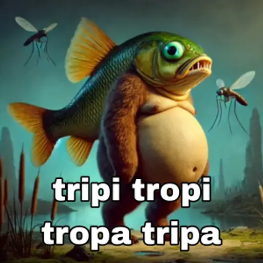 Tripi Tropi Tropa Tripa - A tropical fish character with a rhythmic name from Italian Brainrot Mode
