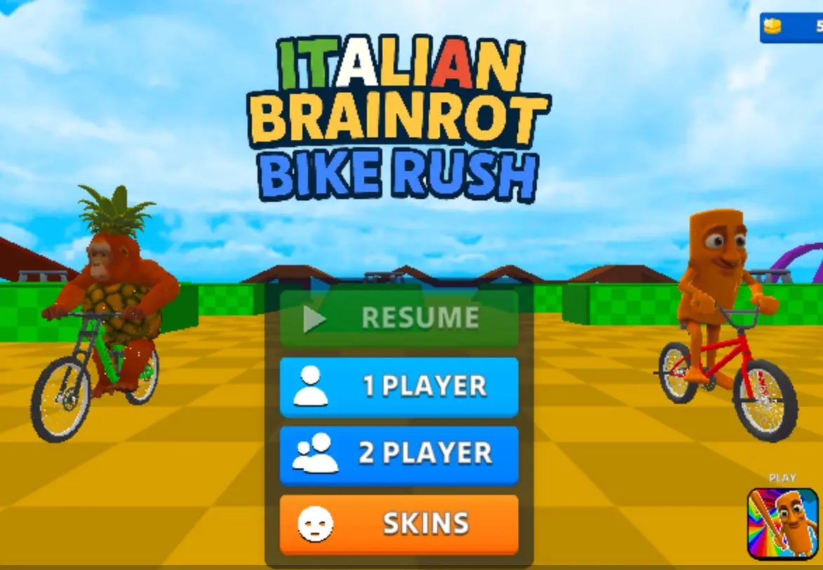 Italian Brainrot Bike Rush