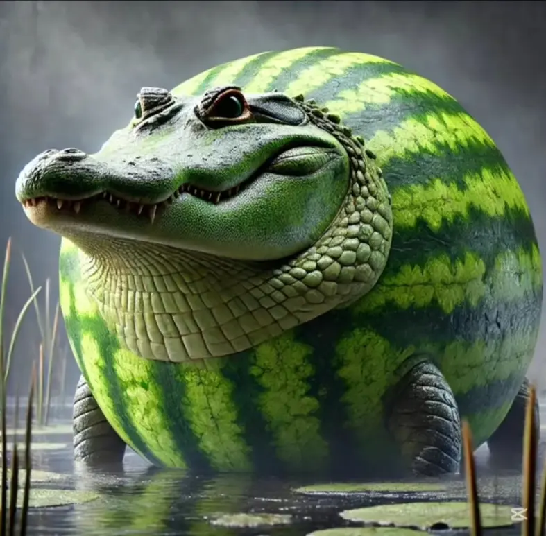 Glorbo Fruttodrillo - A fruit-infused character with a unique name from Italian Brainrot Merge Fellas