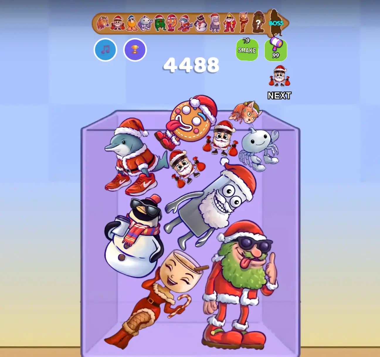 Merge Fellas Italian Brainrot Xmas gameplay